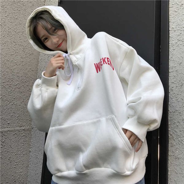 plus velvet sweatshirts womens korean style harajuku all-match chic hoodies women letter printed loose hooded trendy pockets 201008, Black
plus velvet sweatshirts womens korean style harajuku all-match chic hoodies women letter printed loose hooded trendy pockets 201008, Black