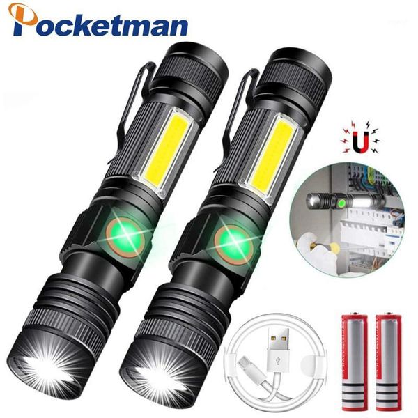 flashlights torches usb rechargeable led super bright magnetic torch with cob sidelight a pocket clip zoomable for camping fishing1
flashlights torches usb rechargeable led super bright magnetic torch with cob sidelight a pocket clip zoomable for camping fishing1