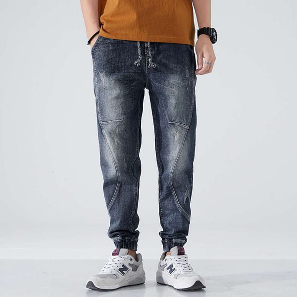 fashion brand spring and autumn jeans trend loose stretch large size thin casual corset harem pants men'swinter, Blue
fashion brand spring and autumn jeans trend loose stretch large size thin casual corset harem pants men'swinter, Blue