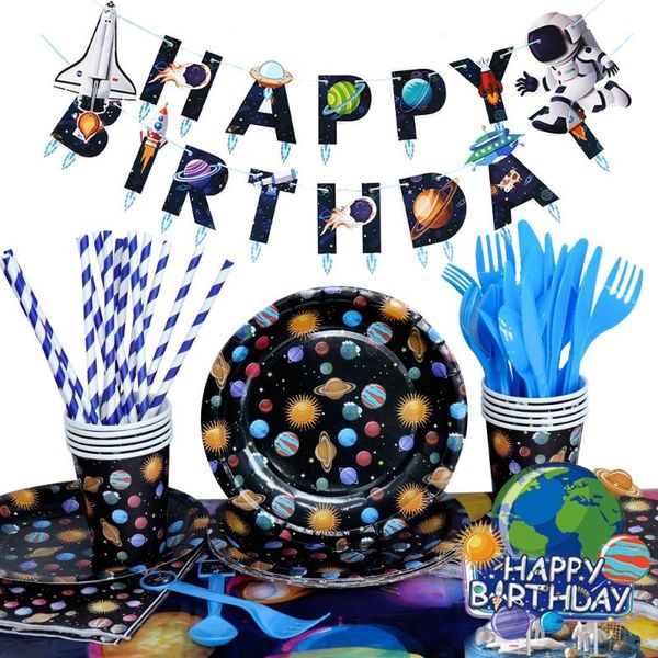 disposable dinnerware outer space galaxy party decor tableware set solar planet paper cup/napkin/plates kids happy birthday gifts
disposable dinnerware outer space galaxy party decor tableware set solar planet paper cup/napkin/plates kids happy birthday gifts