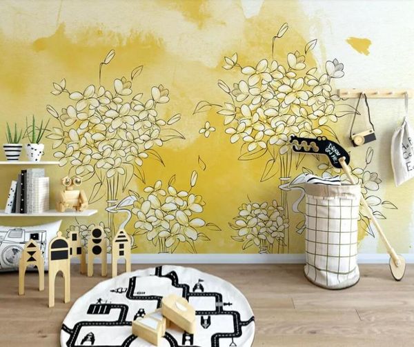 bacal contemporary modern yellow small and pure and fresh hand draw 3d flowers wallpaper mural children room setting wall paper
bacal contemporary modern yellow small and pure and fresh hand draw 3d flowers wallpaper mural children room setting wall paper