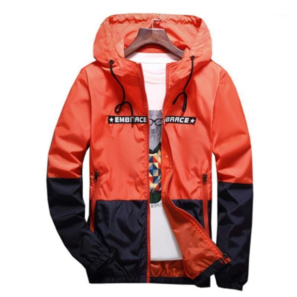 spring autumn bomber hooded jacket men casual slim patchwork windbreaker male zipper thin coat brand clothing men's jackets, Black;brown
spring autumn bomber hooded jacket men casual slim patchwork windbreaker male zipper thin coat brand clothing men's jackets, Black;brown