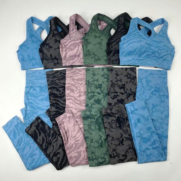 yoga outfit 2 piece set women seamless camo fitness gym clothing leggings+sport bra camouflage sport suit femme sportswear
yoga outfit 2 piece set women seamless camo fitness gym clothing leggings+sport bra camouflage sport suit femme sportswear