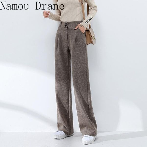 hair pants women autumn and winter straight tube 2021 new loose leisure thickened knitted broad leggings high waist sag trousers, Black;white
hair pants women autumn and winter straight tube 2021 new loose leisure thickened knitted broad leggings high waist sag trousers, Black;white