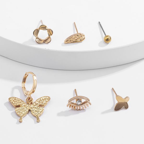 accessories: simple and compact butterfly earring net red fashion temperament multi element ear accessories, Silver
accessories: simple and compact butterfly earring net red fashion temperament multi element ear accessories, Silver