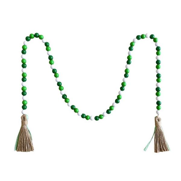 green wood bead garland with tassels rustic farmhouse tiered tray holiday decorations natural country home decor
green wood bead garland with tassels rustic farmhouse tiered tray holiday decorations natural country home decor