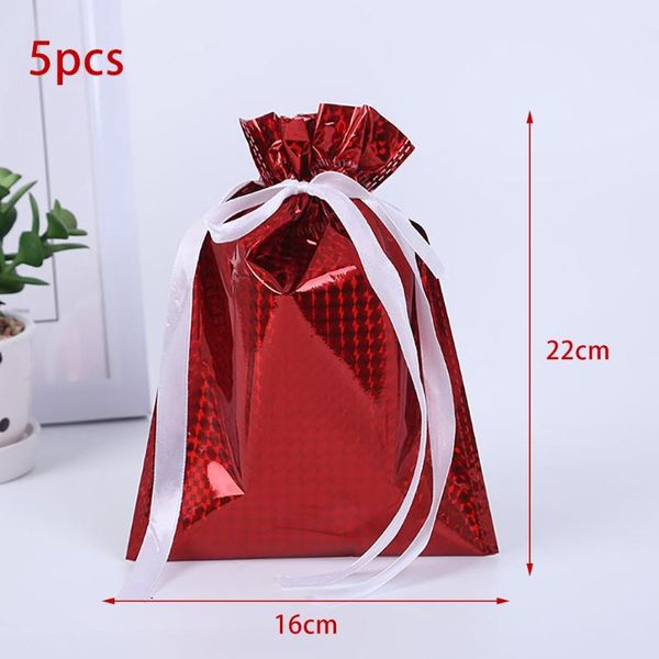 storage bags 5pcs christmas aluminum foil reusable drawstring wrap present gift party made of high-quality materials, durable
storage bags 5pcs christmas aluminum foil reusable drawstring wrap present gift party made of high-quality materials, durable