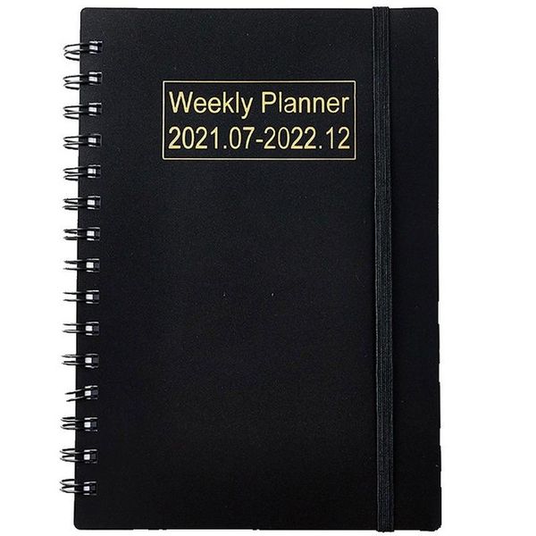 notepads 2021-2022 a5 daily weekly planner spiral agenda notebook weely goals habit schedules stationery office school supplies, Purple;pink
notepads 2021-2022 a5 daily weekly planner spiral agenda notebook weely goals habit schedules stationery office school supplies, Purple;pink