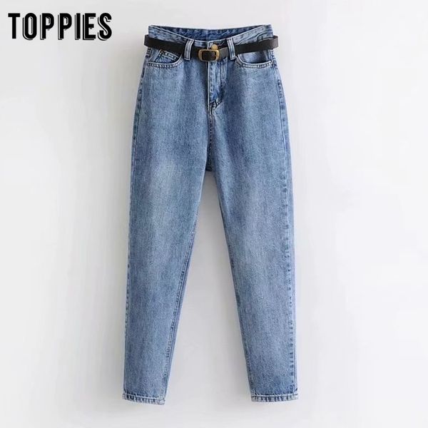 vintage light blue belt jeans casual mom jeans high waist denim pants streetwear womens clothing t200423
vintage light blue belt jeans casual mom jeans high waist denim pants streetwear womens clothing t200423