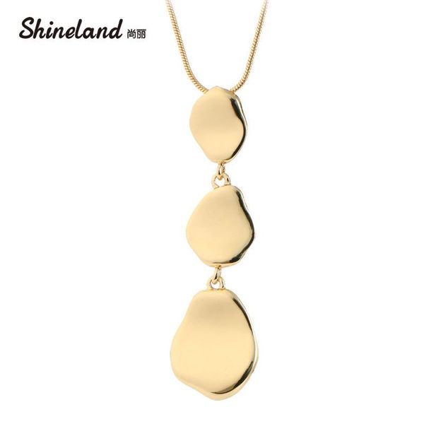 pendant necklaces shineland unique long snake chain trendy geometric alloy polished necklace & women collares bijoux 2021, Silver
pendant necklaces shineland unique long snake chain trendy geometric alloy polished necklace & women collares bijoux 2021, Silver
