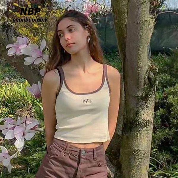 women's tanks & camis neonbabipink the end letter embroidery tank 2021 fairy grunge clothes y2k crop women indie aesthetic n85-ag10, White
women's tanks & camis neonbabipink the end letter embroidery tank 2021 fairy grunge clothes y2k crop women indie aesthetic n85-ag10, White