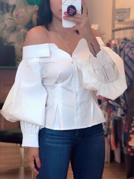 women long sleeve blouse slash neck white club party shirt lantern summer single breasted slim cotton shirts women's blouses &
women long sleeve blouse slash neck white club party shirt lantern summer single breasted slim cotton shirts women's blouses &