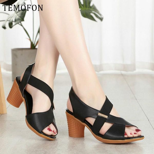 dress shoes temofon 2021 fashion women sandals open toe summer casual black square heels gladiator beach hvt1111
dress shoes temofon 2021 fashion women sandals open toe summer casual black square heels gladiator beach hvt1111