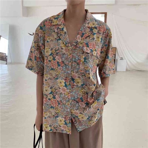 women's blouses & shirts florals casual printed oversize femme summer retro vintage streetwear short sleeve women 1ys, White
women's blouses & shirts florals casual printed oversize femme summer retro vintage streetwear short sleeve women 1ys, White