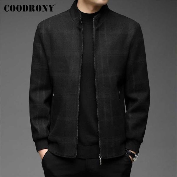 coodrony brand autumn winter arrival jacket men clothing business casual stand collar zipper coat thick warm overcoat c8133 211214, Black;brown
coodrony brand autumn winter arrival jacket men clothing business casual stand collar zipper coat thick warm overcoat c8133 211214, Black;brown