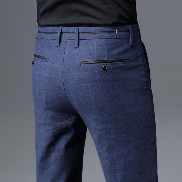 men's pants autumn suit men cotton straight dress social black blue formal business male wedding casual trousers 28-38
men's pants autumn suit men cotton straight dress social black blue formal business male wedding casual trousers 28-38