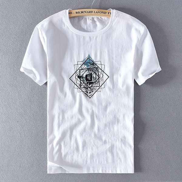 2021 new summer short-sleeved white linen tshirt brand embroidery fashion t shirts for men casual round neck t-shirt mens camisa bycx, White;black
2021 new summer short-sleeved white linen tshirt brand embroidery fashion t shirts for men casual round neck t-shirt mens camisa bycx, White;black