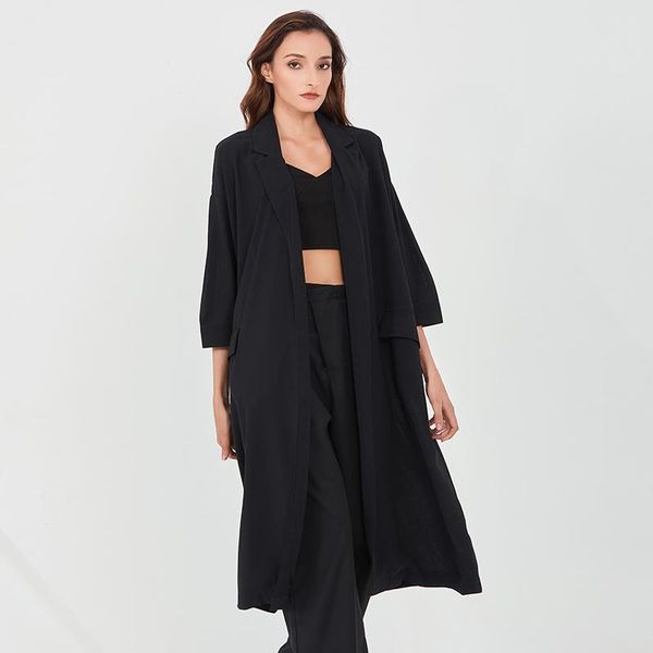women's trench coats oversized windbreaker for women casual female fall fashion clothing lapel long sleeve loose black coat, Tan;black
women's trench coats oversized windbreaker for women casual female fall fashion clothing lapel long sleeve loose black coat, Tan;black