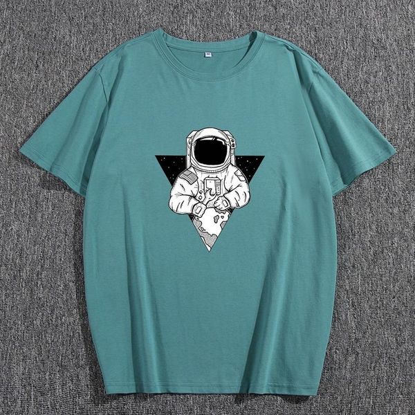men's t-shirts 100% cotton t-shirt summer short sleeve astronaut print fashion casual loose streetwear male daily graphic o-neck tee, White;black
men's t-shirts 100% cotton t-shirt summer short sleeve astronaut print fashion casual loose streetwear male daily graphic o-neck tee, White;black