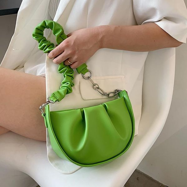 evening bags folds design pu leather small shoulder bag for women 2021 fashion summer travel trends purses and handbags chain green
evening bags folds design pu leather small shoulder bag for women 2021 fashion summer travel trends purses and handbags chain green