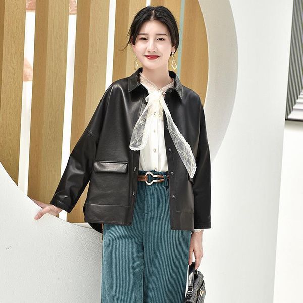 women's jackets haining leather clothes leisure straight hair sheep coat 2021 autumn trend korean version, Black;brown
women's jackets haining leather clothes leisure straight hair sheep coat 2021 autumn trend korean version, Black;brown