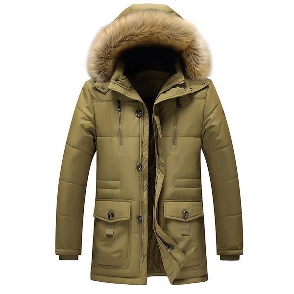 men's jackets 2021 men winter jacket parkas coat fur collar fashion thicken cotton warm wool liner casual large size 7xl, Black;brown
men's jackets 2021 men winter jacket parkas coat fur collar fashion thicken cotton warm wool liner casual large size 7xl, Black;brown