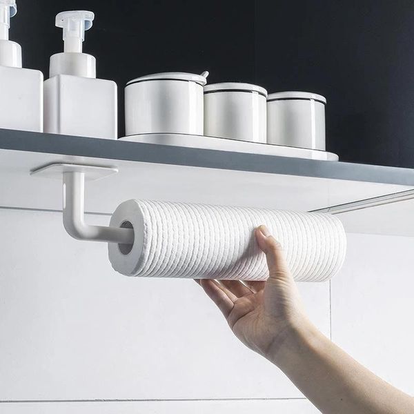 hooks & rails kitchen self-adhesive accessories under cabinet paper roll rack towel holder tissue hanger storage 1pcs
hooks & rails kitchen self-adhesive accessories under cabinet paper roll rack towel holder tissue hanger storage 1pcs