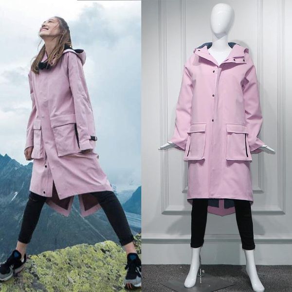 women's trench coats women 2021 autumn tide pink windbreaker thickening hooded long sleeve loose coat chinese actress clothing feminino, Tan;black
women's trench coats women 2021 autumn tide pink windbreaker thickening hooded long sleeve loose coat chinese actress clothing feminino, Tan;black
