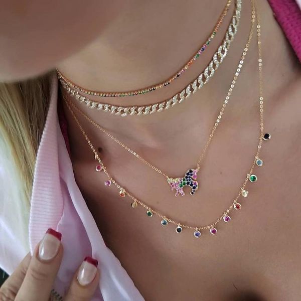 pendant necklaces 2021 sparkling cz paved iced out jewelry micro pave gold filled hip hop big miami cuban link chain necklace for women 38cm, Silver
pendant necklaces 2021 sparkling cz paved iced out jewelry micro pave gold filled hip hop big miami cuban link chain necklace for women 38cm, Silver