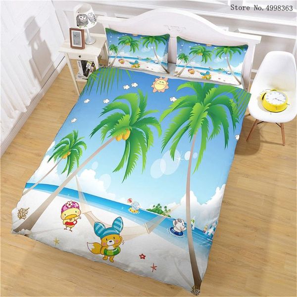bedding sets palm tree tropical beach 3d print bed cover green plant cartoon animal bedspread custom duvet set pillowcase
bedding sets palm tree tropical beach 3d print bed cover green plant cartoon animal bedspread custom duvet set pillowcase