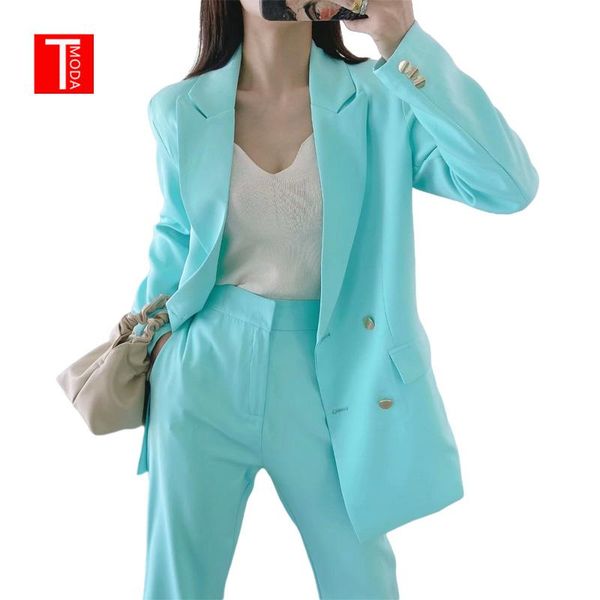 women's two piece pants tmoda595 women pieces sets england style solid simple double breasted short blazers jackets suits trousers, White
women's two piece pants tmoda595 women pieces sets england style solid simple double breasted short blazers jackets suits trousers, White
