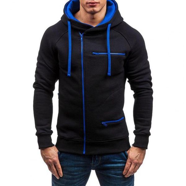 men's hoodies & sweatshirts 2021 coat contrast colors drawstring solid color long sleeve hooded men jacket for winter, Black
men's hoodies & sweatshirts 2021 coat contrast colors drawstring solid color long sleeve hooded men jacket for winter, Black