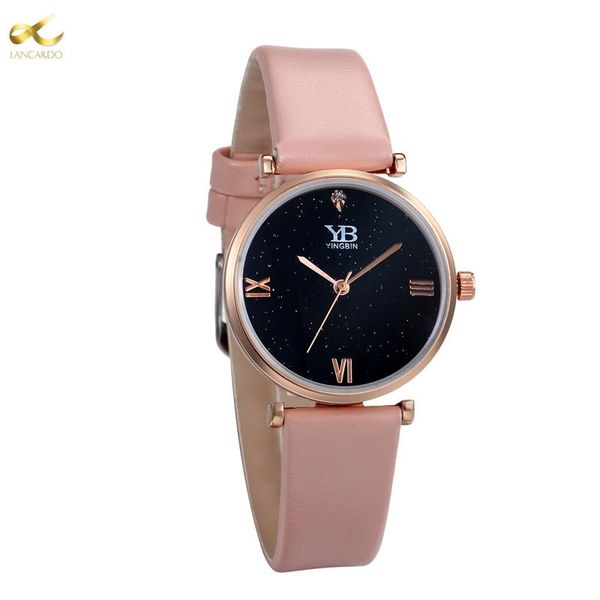 wristwatches lancardo women watches starry sky pu leather strap fashion casual female wristwatch roman numeral simple bracelet, Slivery;brown
wristwatches lancardo women watches starry sky pu leather strap fashion casual female wristwatch roman numeral simple bracelet, Slivery;brown