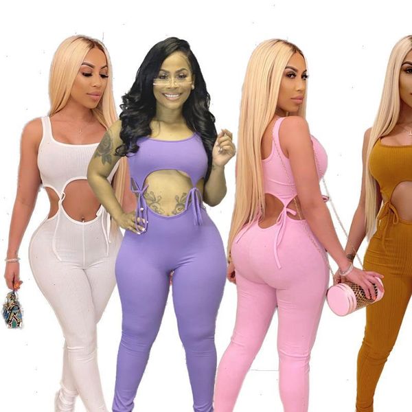 bandage fitness sleeveless women jumpsuits hollow out lace up o neck night club party one piece outfits, Black;white
bandage fitness sleeveless women jumpsuits hollow out lace up o neck night club party one piece outfits, Black;white