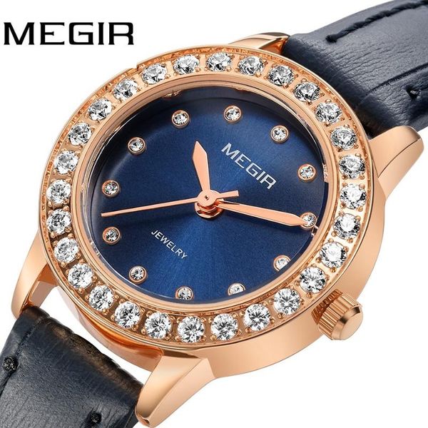 wristwatches women luxury watch 2021 megir twinkly small watches rose gold damen uhren montres femme dropship, Slivery;brown
wristwatches women luxury watch 2021 megir twinkly small watches rose gold damen uhren montres femme dropship, Slivery;brown