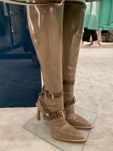 boots autumn winter genuine leather high shoes woman stretch knee-high back zipper pointed toe thin heel, Black
boots autumn winter genuine leather high shoes woman stretch knee-high back zipper pointed toe thin heel, Black