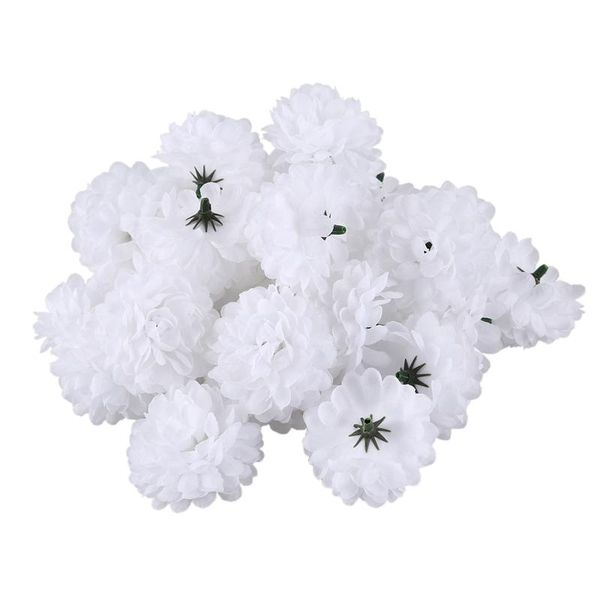 decorative flowers & wreaths 30pcs daisy artificial fake flower silk spherical heads bulk wedding party decor,white
decorative flowers & wreaths 30pcs daisy artificial fake flower silk spherical heads bulk wedding party decor,white