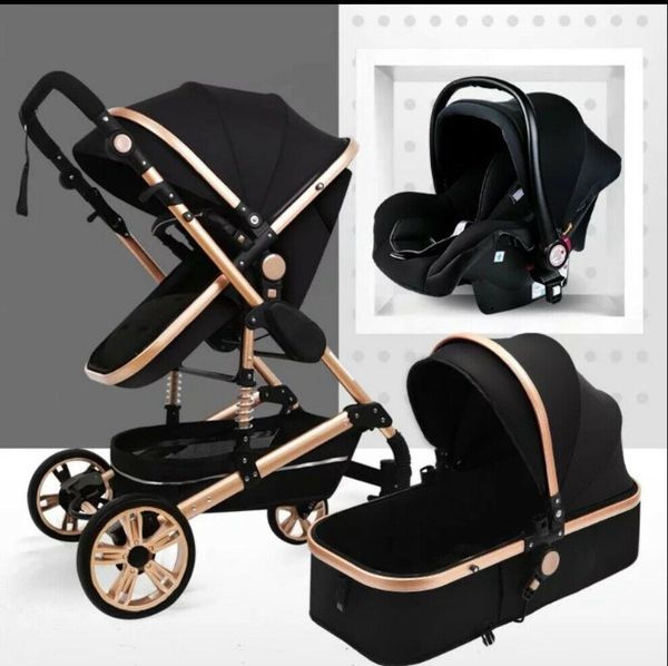 luxurious baby stroller 3 in 1 portable travel baby carriage folding prams aluminum frame high landscape car for newborn
luxurious baby stroller 3 in 1 portable travel baby carriage folding prams aluminum frame high landscape car for newborn