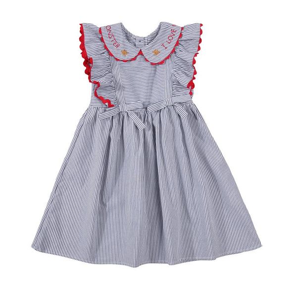 girl's dresses girls' summer baby girls striped flying sleeve bowknot lapel dress casual a-line, Red;yellow
girl's dresses girls' summer baby girls striped flying sleeve bowknot lapel dress casual a-line, Red;yellow