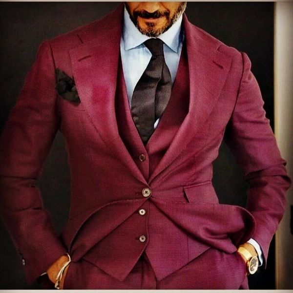 men's suits & blazers dark red wedding groom men 3 pcs terno work wear slim fit office blazer tuxedo costume homme mariage jacket+pant+, White;black
men's suits & blazers dark red wedding groom men 3 pcs terno work wear slim fit office blazer tuxedo costume homme mariage jacket+pant+, White;black