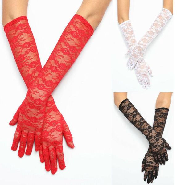 five fingers gloves women ladies tulle long lace semi sheer evening dress party prom touchscreen, Blue;gray
five fingers gloves women ladies tulle long lace semi sheer evening dress party prom touchscreen, Blue;gray