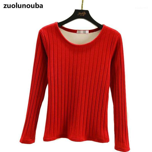 women's t-shirt winter plus velvet thickening base version of super soft round neck women comfortable and warm solid color girl, White
women's t-shirt winter plus velvet thickening base version of super soft round neck women comfortable and warm solid color girl, White
