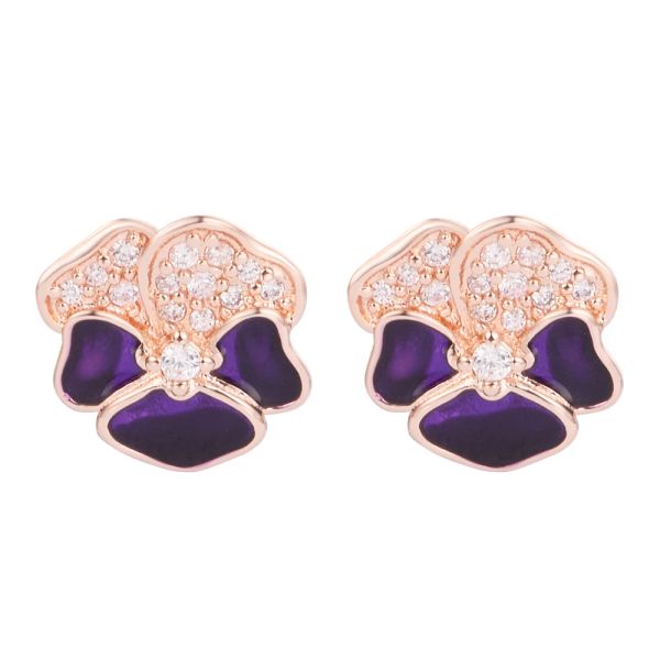 silver studs earring deep purple pansy flower stud earrings sterling silver jewelry woman diy spring blooms 2022, Golden;silver
silver studs earring deep purple pansy flower stud earrings sterling silver jewelry woman diy spring blooms 2022, Golden;silver
