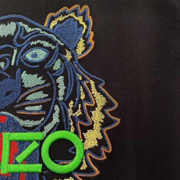 2121 summer new tiger head precision embroidery lovers'tshirt0, White
2121 summer new tiger head precision embroidery lovers'tshirt0, White