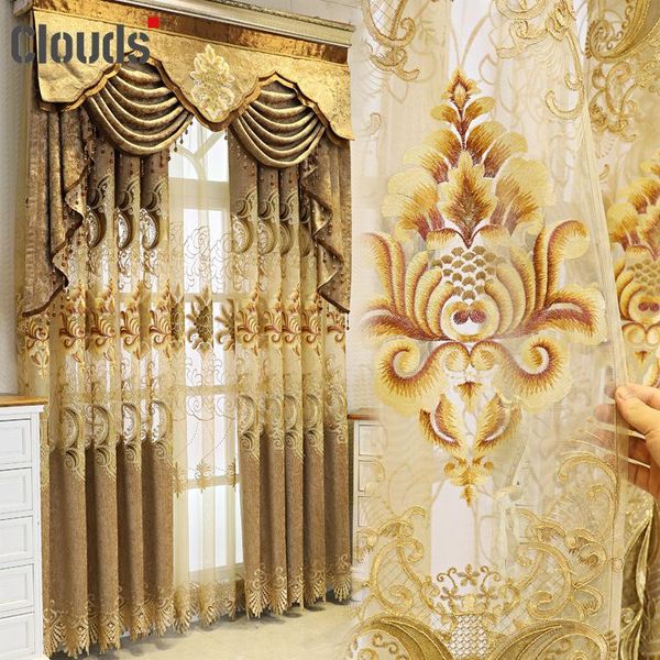 curtain & drapes high-end european style shading chenille embroidery luxury finished product curtains for living dining room bedroom
curtain & drapes high-end european style shading chenille embroidery luxury finished product curtains for living dining room bedroom