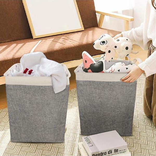 with handle foldable laundry basket toy storage square cotton linen laundry basket household organizers storage supplies
with handle foldable laundry basket toy storage square cotton linen laundry basket household organizers storage supplies