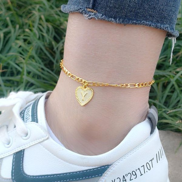 anklets heart alphabet leg bracelet for women foot jewelry stainless steel figaro chain tobillera friendship gifts letter initial anklet, Red;blue
anklets heart alphabet leg bracelet for women foot jewelry stainless steel figaro chain tobillera friendship gifts letter initial anklet, Red;blue