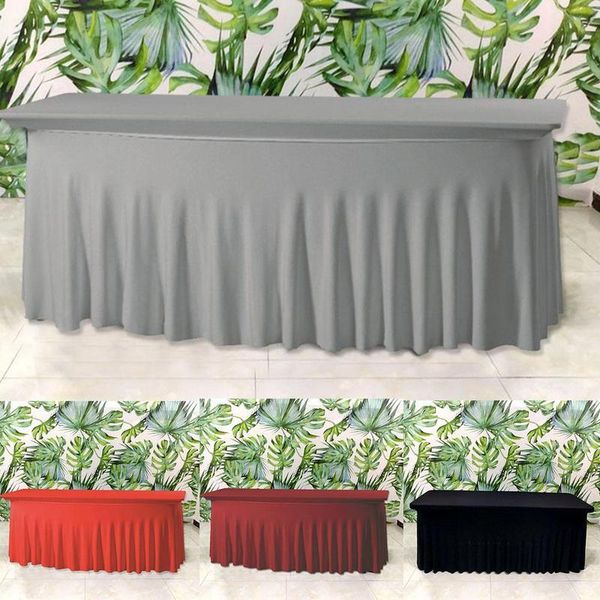 table cloth 1pc rectangle fitted stretch spandex ruffled cover tablecloth long bar for el event party decoration
table cloth 1pc rectangle fitted stretch spandex ruffled cover tablecloth long bar for el event party decoration