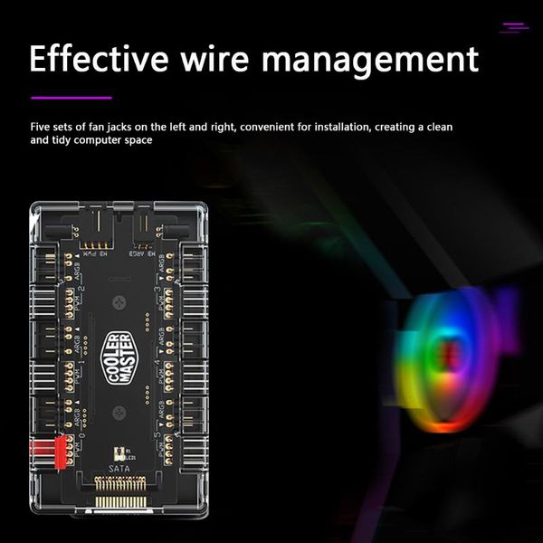 computer cables & connectors cooler master 6 groups fan hub splitter 4 pin pwm 3 addressable rgb adapter for pc deskaccessaries supplies
computer cables & connectors cooler master 6 groups fan hub splitter 4 pin pwm 3 addressable rgb adapter for pc deskaccessaries supplies