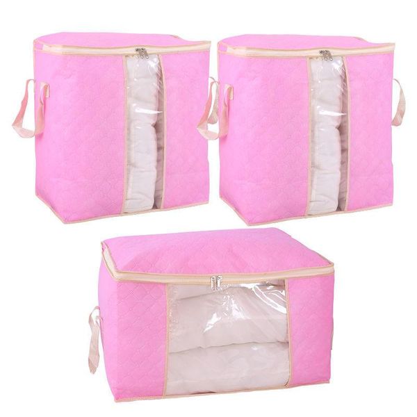 storage bags large capacity clothes bag organizer with reinforced handle thick fabric for comforters blankets bedding 90l pink
storage bags large capacity clothes bag organizer with reinforced handle thick fabric for comforters blankets bedding 90l pink